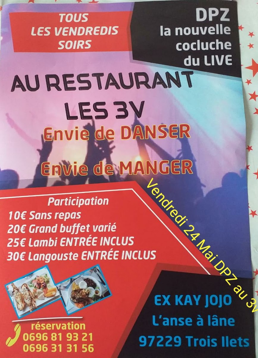 Menu Les 3V-5